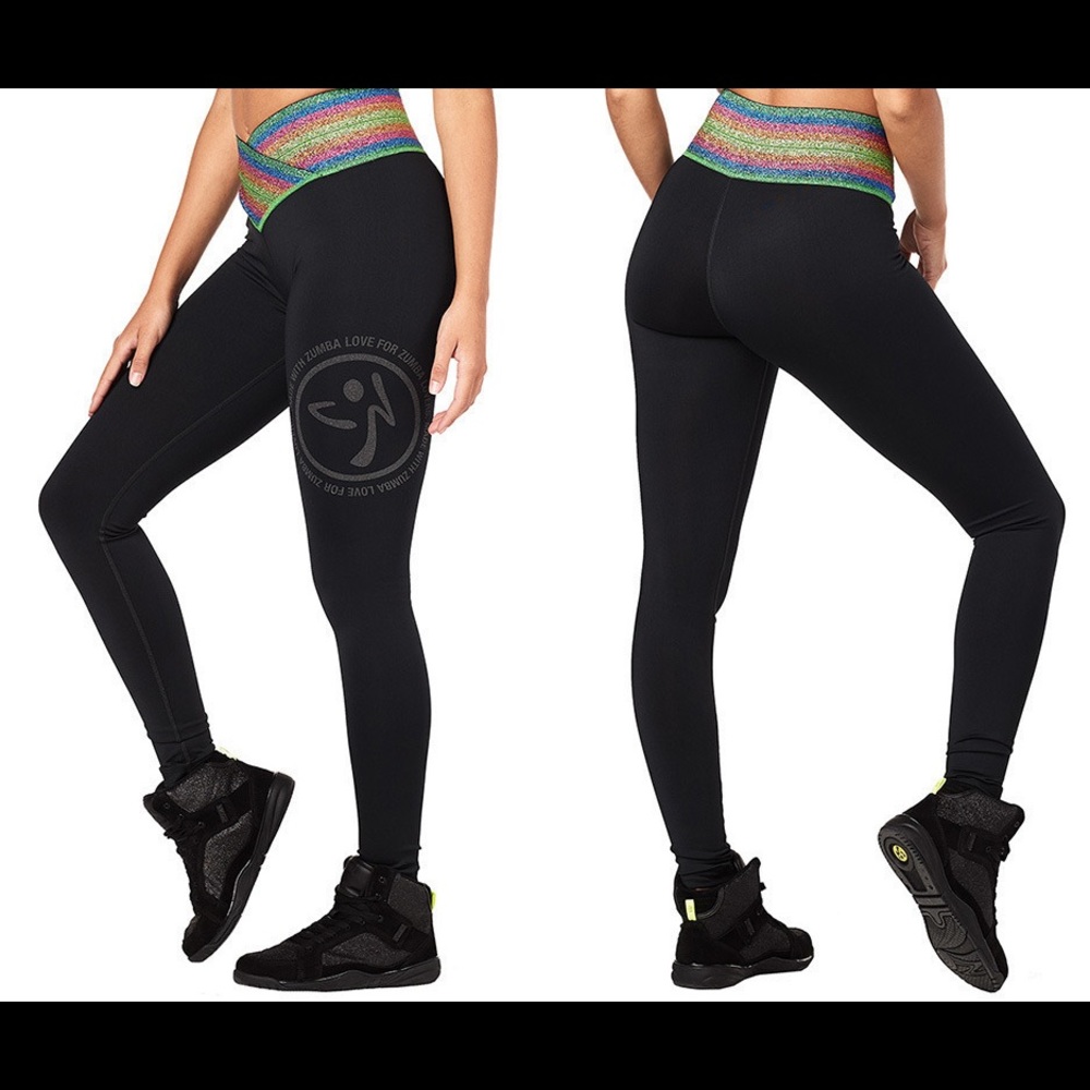 Zumba Rainbow High Waist Long Leggings